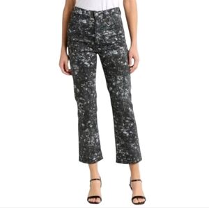 AG Adriano Goldschmeid Jeans Pants Size 31 Print Black Alexis Crop Vintage Fit